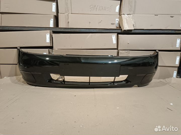 Бампер передний Лада калина черный черный трюфель