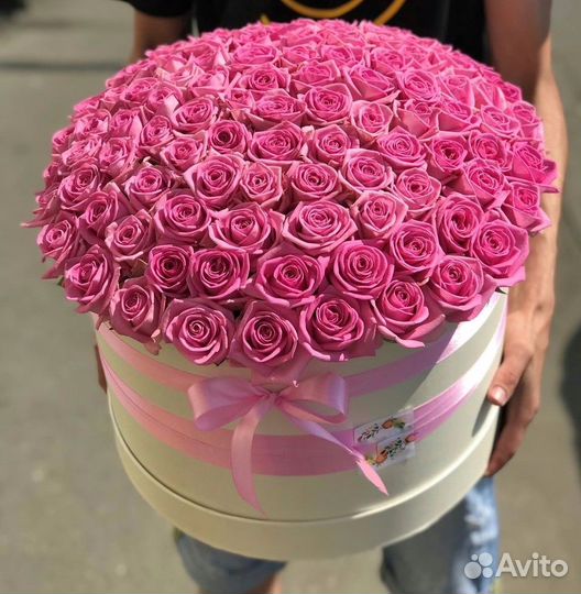 101 Роза Цветы Букеты