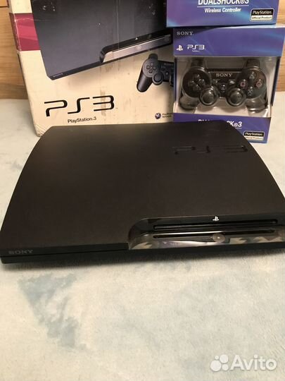 Sony playstation 3 slim прошитая 320гб