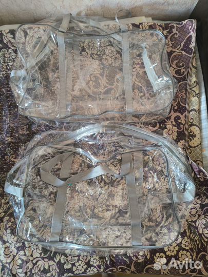 Сумка в роддом прозрачная бу