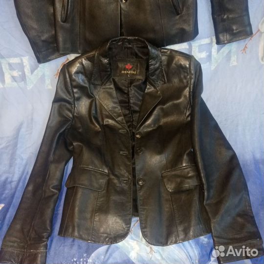 Куртка кожаная женская 44 размер