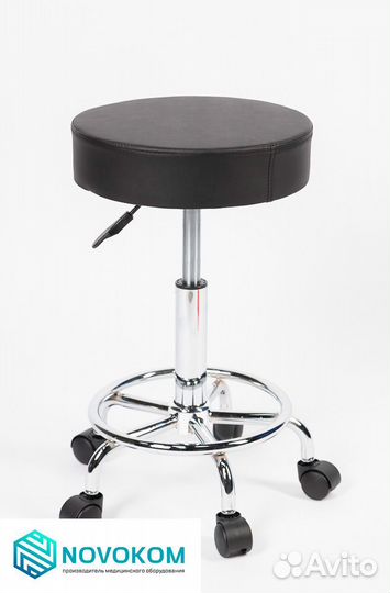 Табурет лабораторный нс-8004 (чёрный)