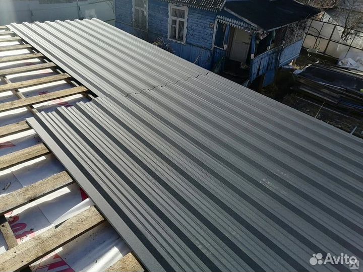 Профлист для крыши. Доставка+Монтаж