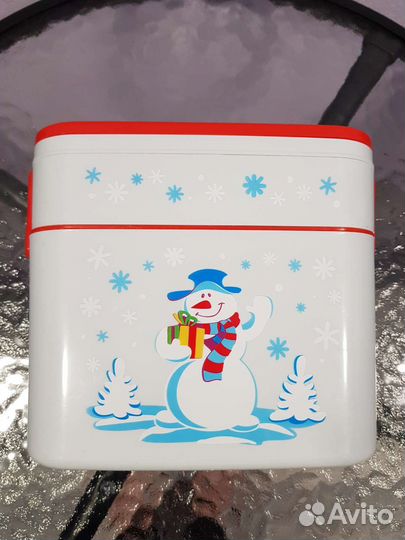 Контейнер ланчбокс трехъярусный разборный