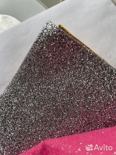Фетр глиттер мягкий