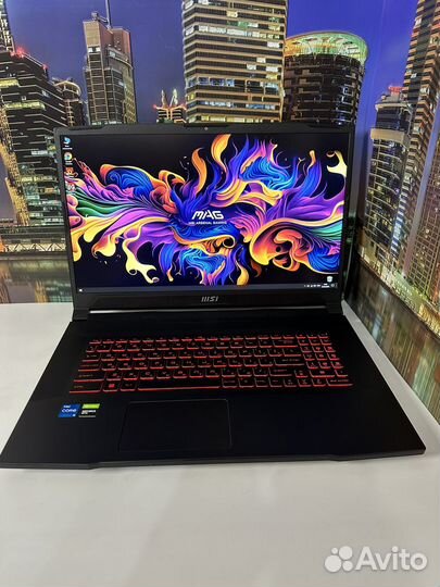 Msi katana 17/i5-11th/GTX1650/32gb/144hz