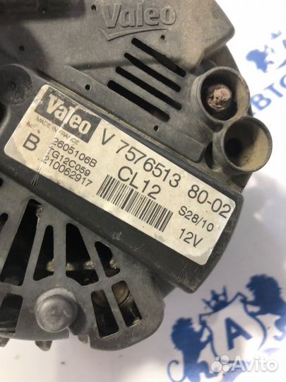 Генератор Citroen C4 хетчбэк 5ти дверный EP6 1.6L