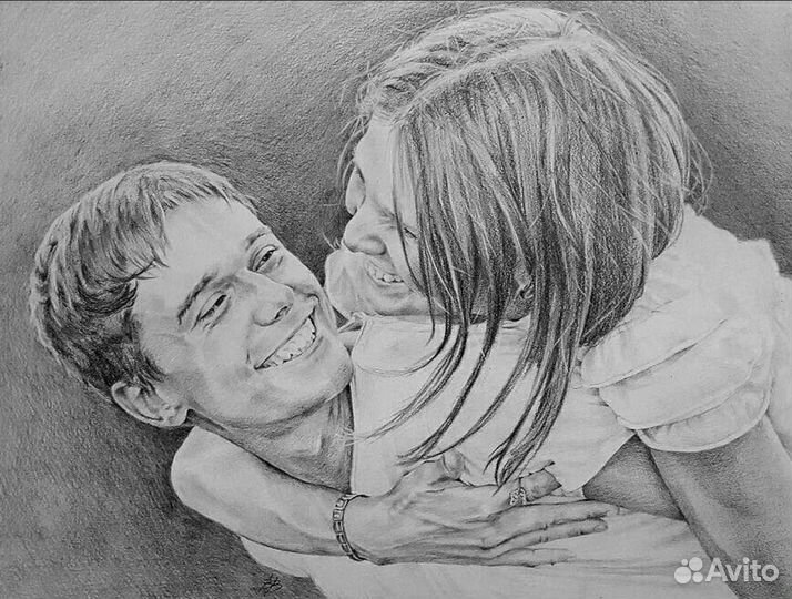 Портрет по фото на заказ акварелью (ручная работа)