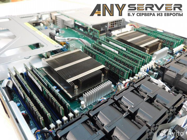 Сервер Supermicro 6018U 2x E5-2680v4 512Gb 4LFF