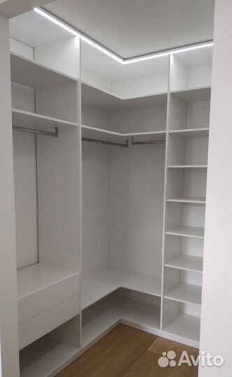 Гардеробная под ключ с 3D дизайном