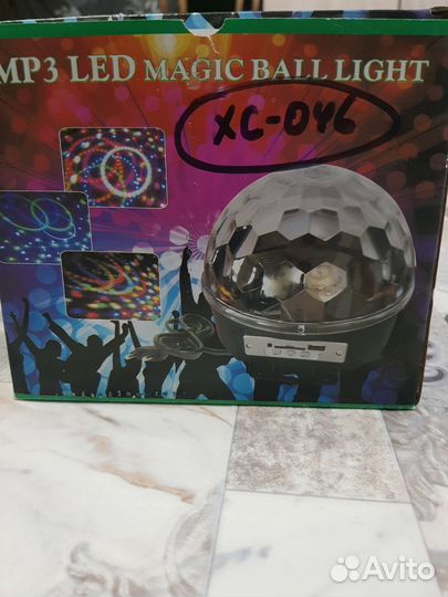 Цветомузыка- шар