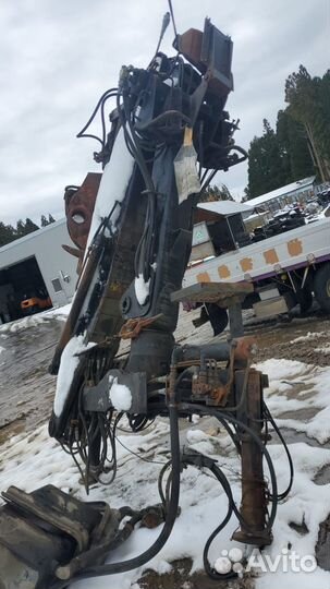 Крано-манипуляторная кму hiab 60Z + Лесозахват