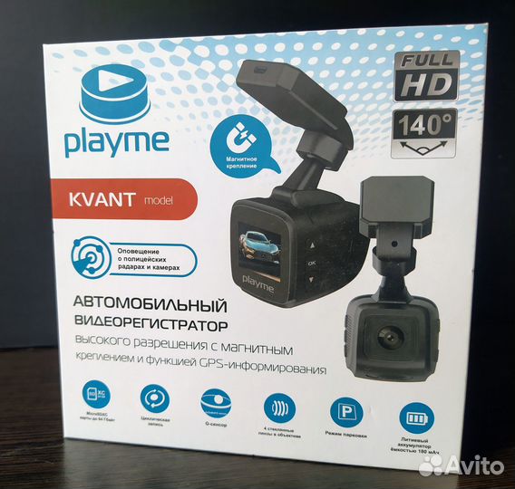 Видеорегистратор GPS Playme Kvant новый