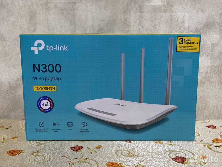 Wifi роутер Tp-Link N300 TL-Wr845N