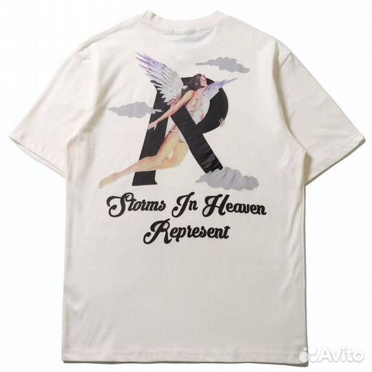 Футболка Represent Cloud Белая