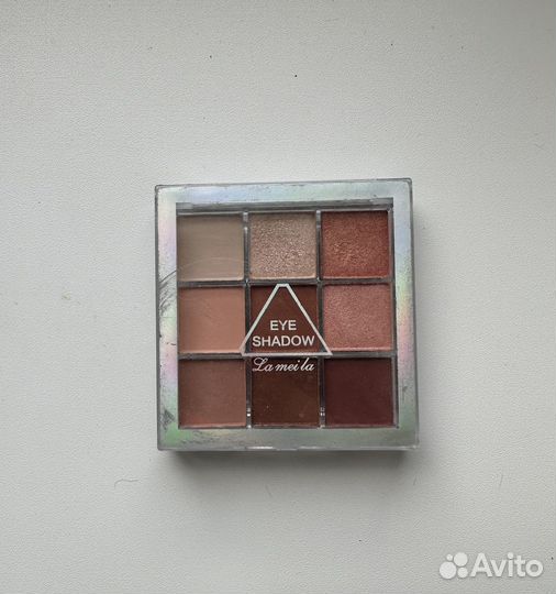 La meila палетка теней 9 шт нюд красные