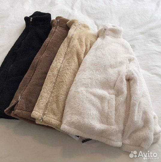 Женское плюшевое меховое худи
