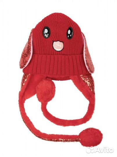 Шапка с ушками 54-56р