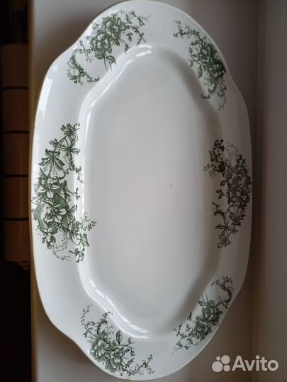 Блюдо кузнецовского фарфора
