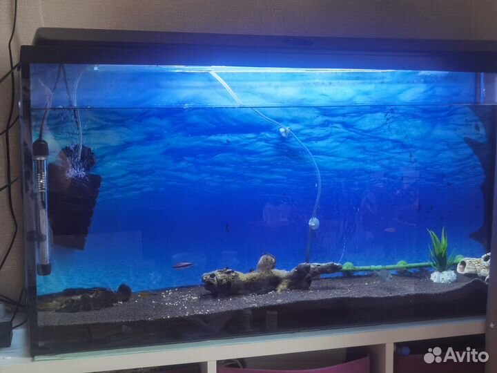 Аквариум 120 литров с оборудованием