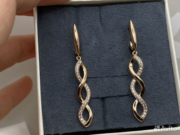 Серьги длинные