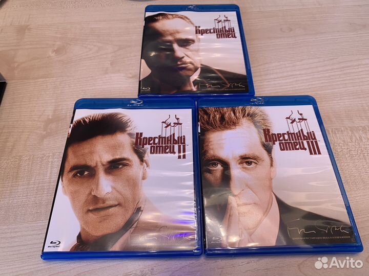 Крестный отец, коллекционное издание, 3 blu-ray
