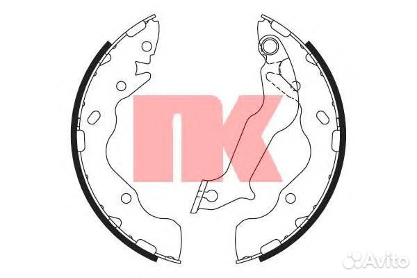 Колодки торм.бар.KIA soul 08- 2735820 Nk
