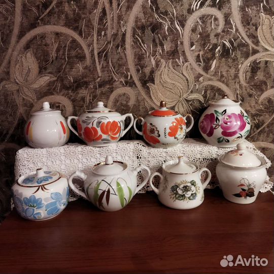 Сахарница фарфор СССР