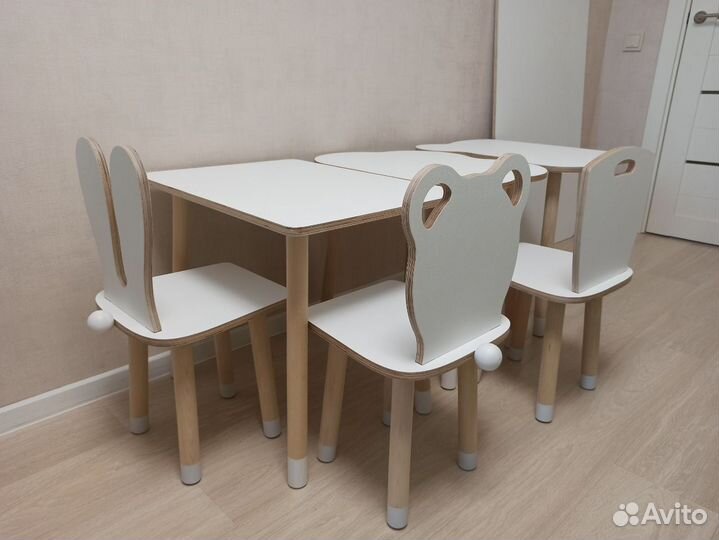 Детский стол и стул на выбор новые