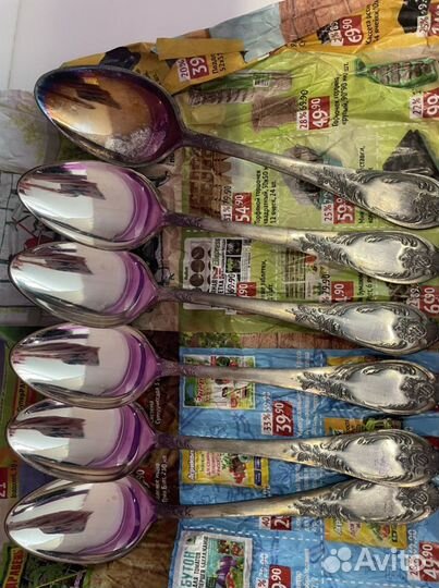 Столовые ложки/вилки мельхиор