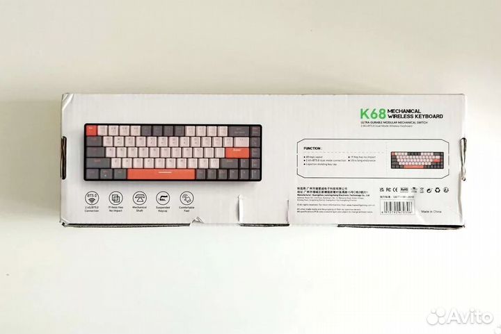 Механическая клавиатура беспроводная Ziyoulang K68