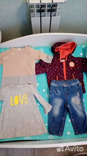 Пакет вещей на девочку 68 74