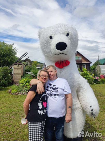 Белый мишка поздравление