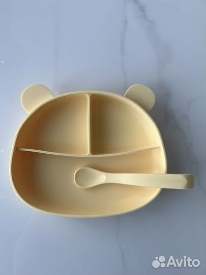 Секционная тарелка детская на присоске