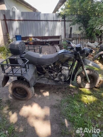 Мотоцикл Трицикл с прицепом на базе тмз