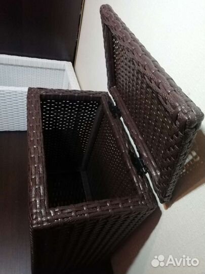 Корзина для хранения из искусственного ротанга