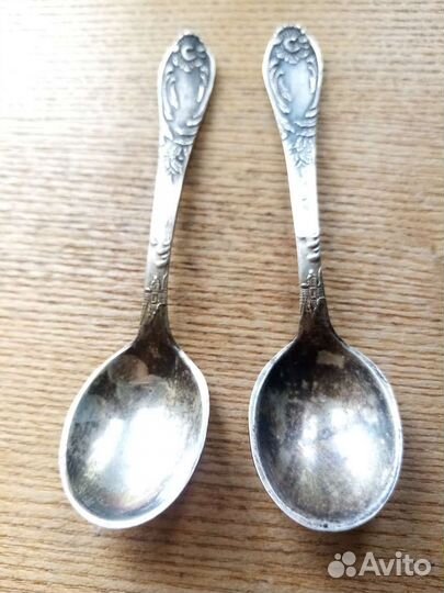 Мельхиоровые кофейные ложки Зиш мнц