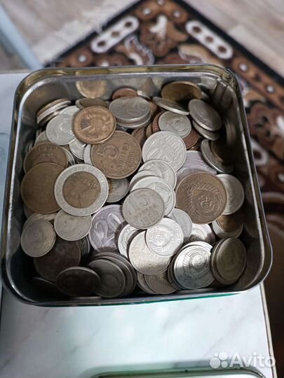 2 кг.Монеты СССР и молодой России