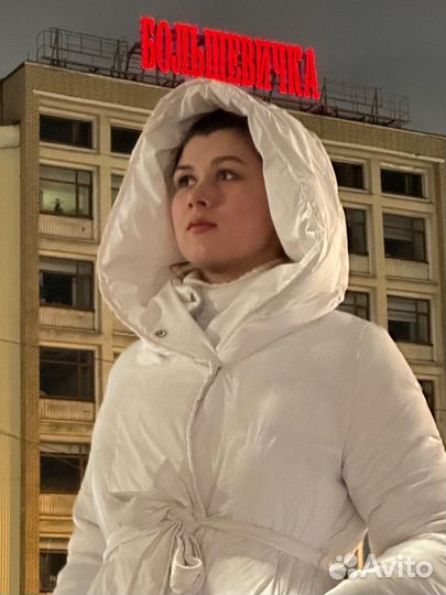 Куртка зимняя длинная женская