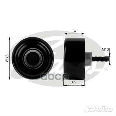 Ролик обводной приводного ремня T36186 Gates