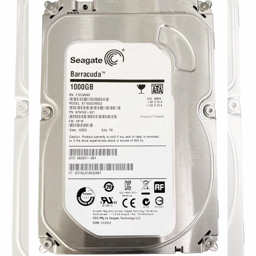 [ST1000DM003] Жесткий Диск Seagate 1tb Sata3 3.5 St1000dm003