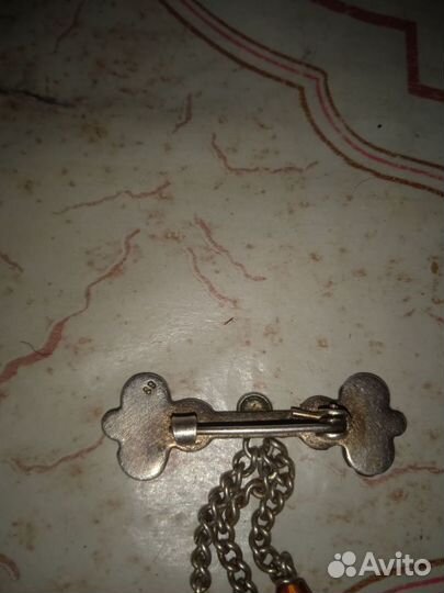 Брошь и серьги