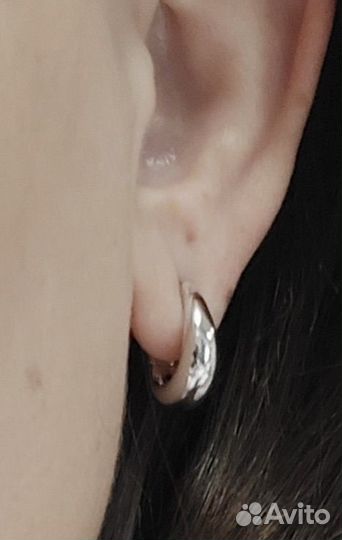 Серьги серебро
