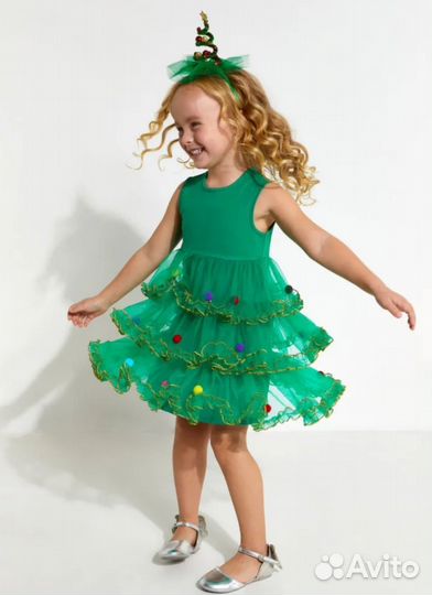 Платье ёлочки нарядное
