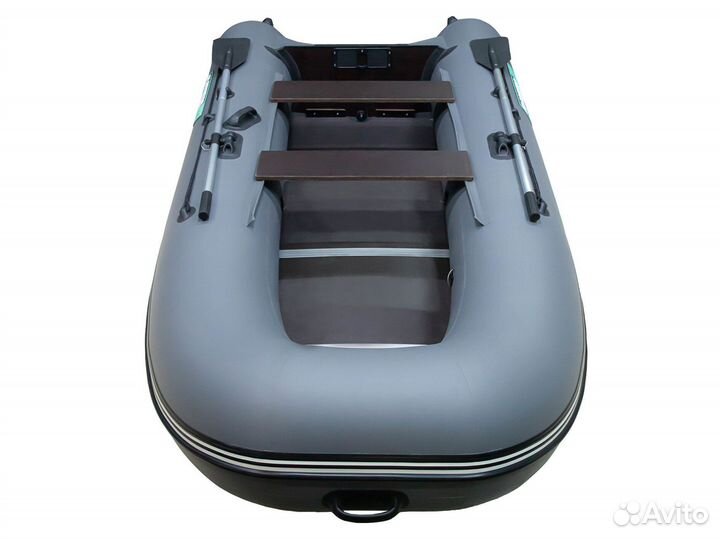 Лодка пвх Gladiator B370 темно-серый