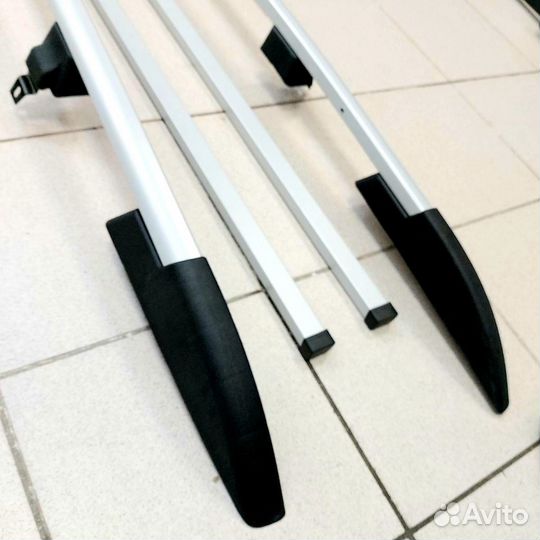 Рейлинги Нива Шевроле, Трэвел с багажником серебро