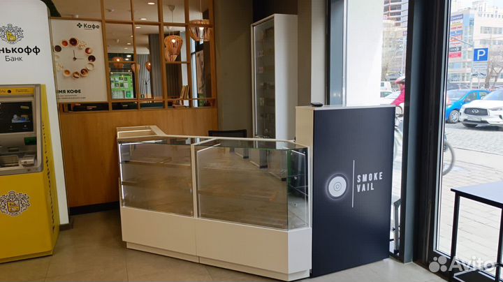 Торговый островок угловой для ТЦ