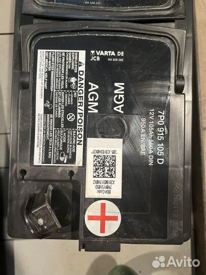 Аккумулятор VAG 105 А/ч с агм