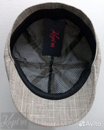 Кепка восьмиклинка лен мужская весна-лето, новая