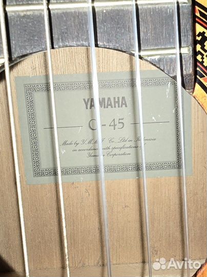 Гитара yamaha c45